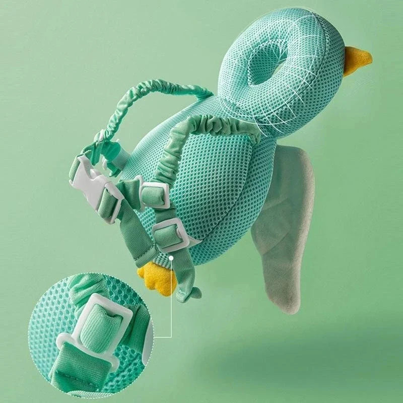 Oreiller Bebe - OreillerProtectionBébé™ - Hiboux Vert